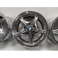 99 BMW Z3 E36 2.5L #1302 Wheel Set, Style 35 Z-Star 16x7 Chrome 36111092260