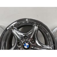 99 BMW Z3 E36 2.5L #1302 Wheel Set, Style 35 Z-Star 16x7 Chrome 36111092260