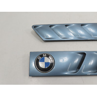 99 BMW Z3 E36 2.5L #1302 Grill Pair, Exterior Hood Gill Atlanta Blue 51138397505 51138397506