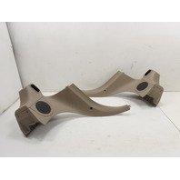 00 BMW Z3 E36 2.5L #1304 Trim Pair, Rear Quarter Lateral w/ Roll Bar Beige
