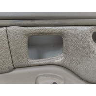 00 BMW Z3 E36 2.5L #1304 Door Panel, Oregon Leather Left Beige 99-02