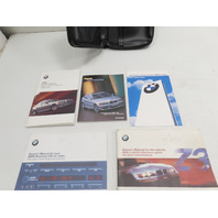 00 BMW Z3 E36 2.5L #1304 Owner's Manual & Books w/ Case