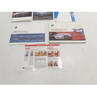 00 BMW Z3 E36 2.5L #1304 Owner's Manual & Books w/ Case
