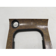 00 BMW Z3 E36 2.5L #1304 Trim, Center Console Shifter Wood Grain 51168398792