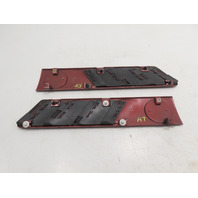 00 BMW Z3 E36 2.5L #1304 Grill Pair, Exterior Hood Gill Siena Red 51138397505 51138397506