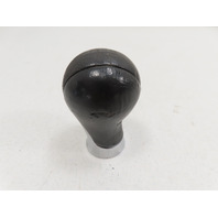 16 Nissan 370Z Convertible #1305 Shift Knob, Leather Black & Silver Manual Trans OEM