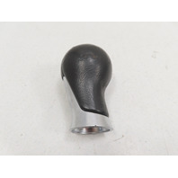 16 Nissan 370Z Convertible #1305 Shift Knob, Leather Black & Silver Manual Trans OEM