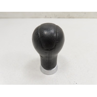 16 Nissan 370Z Convertible #1305 Shift Knob, Leather Black & Silver Manual Trans OEM