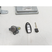 16 Nissan 370Z Convertible #1305 Lock Set, ECU Module Ignition Door Key Cylinder Fob