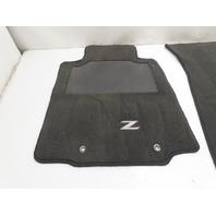 16 Nissan 370Z Convertible #1305 Floor Mat Pair, Carpet Left & Right Black