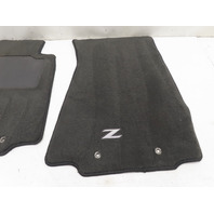 16 Nissan 370Z Convertible #1305 Floor Mat Pair, Carpet Left & Right Black