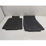 16 Nissan 370Z Convertible #1305 Floor Mat Pair, Carpet Left & Right Black