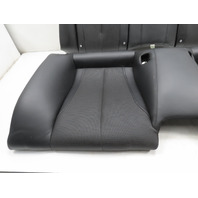 12 BMW 650i F12 Convertible #1306 Seat Set, Bottom & Backrest Cushion Black Rear