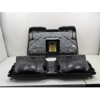 12 BMW 650i F12 Convertible #1306 Seat Set, Bottom & Backrest Cushion Black Rear