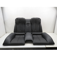 12 BMW 650i F12 Convertible #1306 Seat Set, Bottom & Backrest Cushion Black Rear