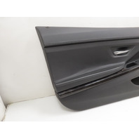 12 BMW 650i F12 Convertible #1306 Door Panel Trim, Black Nappa Black Wood Left