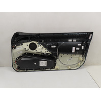 12 BMW 650i F12 Convertible #1306 Door Panel Trim, Black Nappa Black Wood Left