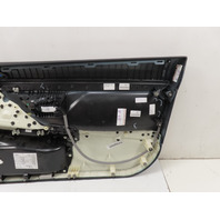 12 BMW 650i F12 Convertible #1306 Door Panel Trim, Black Nappa Black Wood Left