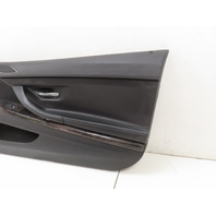 12 BMW 650i F12 Convertible #1306 Door Panel Trim, Black Nappa Black Wood Right