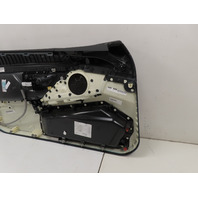 12 BMW 650i F12 Convertible #1306 Door Panel Trim, Black Nappa Black Wood Right