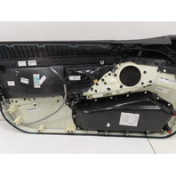 12 BMW 650i F12 Convertible #1306 Door Panel Trim, Black Nappa Black Wood Right