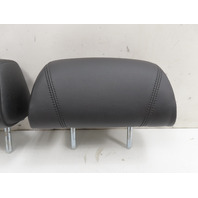 12 BMW 650i F12 Convertible #1306 Headrest Pair Seat Convertible RH LH Rear Black