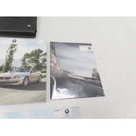 12 BMW 650i F12 Convertible #1306 Owners Manual, Books w/ Pouch Case