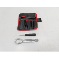 12 BMW 650i F12 Convertible #1306 Tool Kit & Pouch, Tow Hook Screw Driver OEM