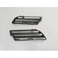 12 BMW 650i F12 Convertible #1306 Grill Pair, Inlet Guide Front Bumper Lower L & R 51117211474, 51117211473