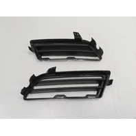 12 BMW 650i F12 Convertible #1306 Grill Pair, Inlet Guide Front Bumper Lower L & R 51117211474, 51117211473