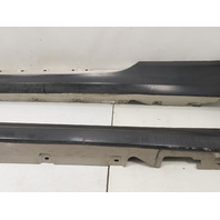 12 BMW 650i F12 Convertible #1306 Side Skirt Pair Rocker Panel Trim Left & Right 51777223081, 51777223082