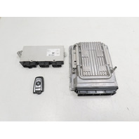 12 BMW 650i F12 Convertible #1306 Module Set, DME ECU Immobilizer Ignition Fob N63
