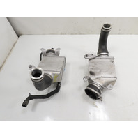 12 BMW 650i F12 Intercooler Pair & Pipes 4.4L N63 Twin Turbo Engine Left & Right