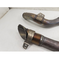 12 BMW 650i F12 Convertible #1306 Exhaust Manifold Pair, Header Flex Pipe R&L