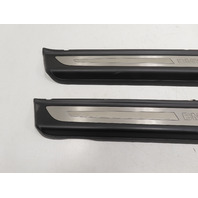 12 BMW 650i F12 Convertible #1306 Trim Pair Door Sill Scuff Plate Left & Right illuminating 51477219893