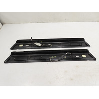 12 BMW 650i F12 Convertible #1306 Trim Pair Door Sill Scuff Plate Left & Right illuminating 51477219893