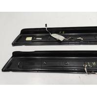 12 BMW 650i F12 Convertible #1306 Trim Pair Door Sill Scuff Plate Left & Right illuminating 51477219893