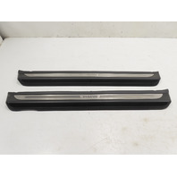 12 BMW 650i F12 Convertible #1306 Trim Pair Door Sill Scuff Plate Left & Right illuminating 51477219893