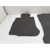 12 BMW 650i F12 Convertible #1306 Rubber Floor Mat Set, All-weather Carpet L&R