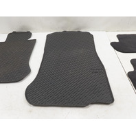 12 BMW 650i F12 Convertible #1306 Rubber Floor Mat Set, All-weather Carpet L&R