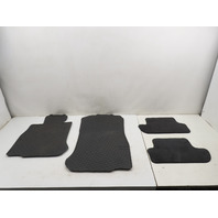 12 BMW 650i F12 Convertible #1306 Rubber Floor Mat Set, All-weather Carpet L&R