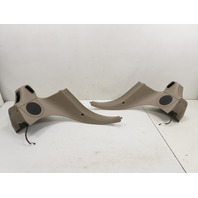 99 BMW Z3 E36 2.8L #1307 Trim Pair, Rear Quarter Lateral w/ Roll Bar Beige