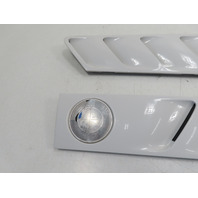 99 BMW Z3 E36 2.8L #1307 Grill Pair, Exterior Hood Gill Alpine White 51138397505 51138397506