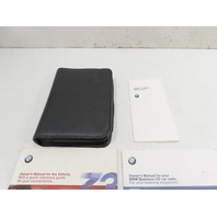 99 BMW Z3 E36 2.8L #1307 Owner's Manual & Books w/ Case