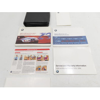 99 BMW Z3 E36 2.8L #1307 Owner's Manual & Books w/ Case