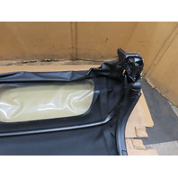 98 Porsche Boxster 986 #1308 Convertible Soft Top W/ Plastic Window Black