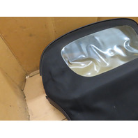 98 Porsche Boxster 986 #1308 Convertible Soft Top W/ Plastic Window Black