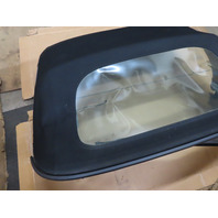 98 Porsche Boxster 986 #1308 Convertible Soft Top W/ Plastic Window Black