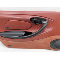 98 Porsche Boxster 986 #1308 Door Panel, Red Leather, Left