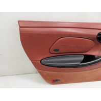 98 Porsche Boxster 986 #1308 Door Panel, Red Leather, Left